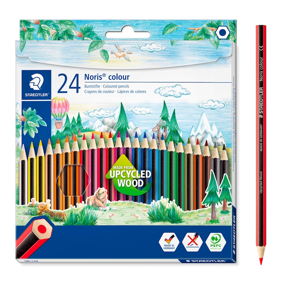 image 1 of Staedtler Noris Stationery Colouring Pencils 24 Pack