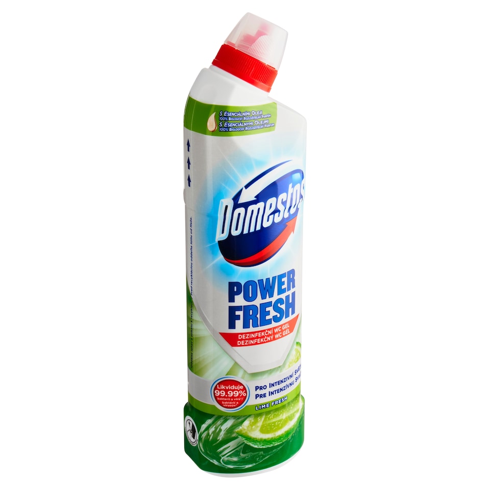 image 1 of Domestos Power Fresh Lime Fresh Disinfectant Toilet Gel 700ml