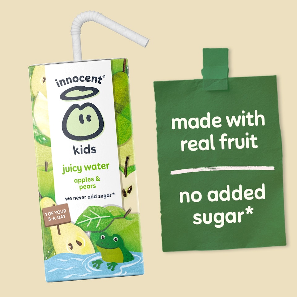 image 1 of innocent Kids Juicy Water Apples & Pears 3 x 200ml