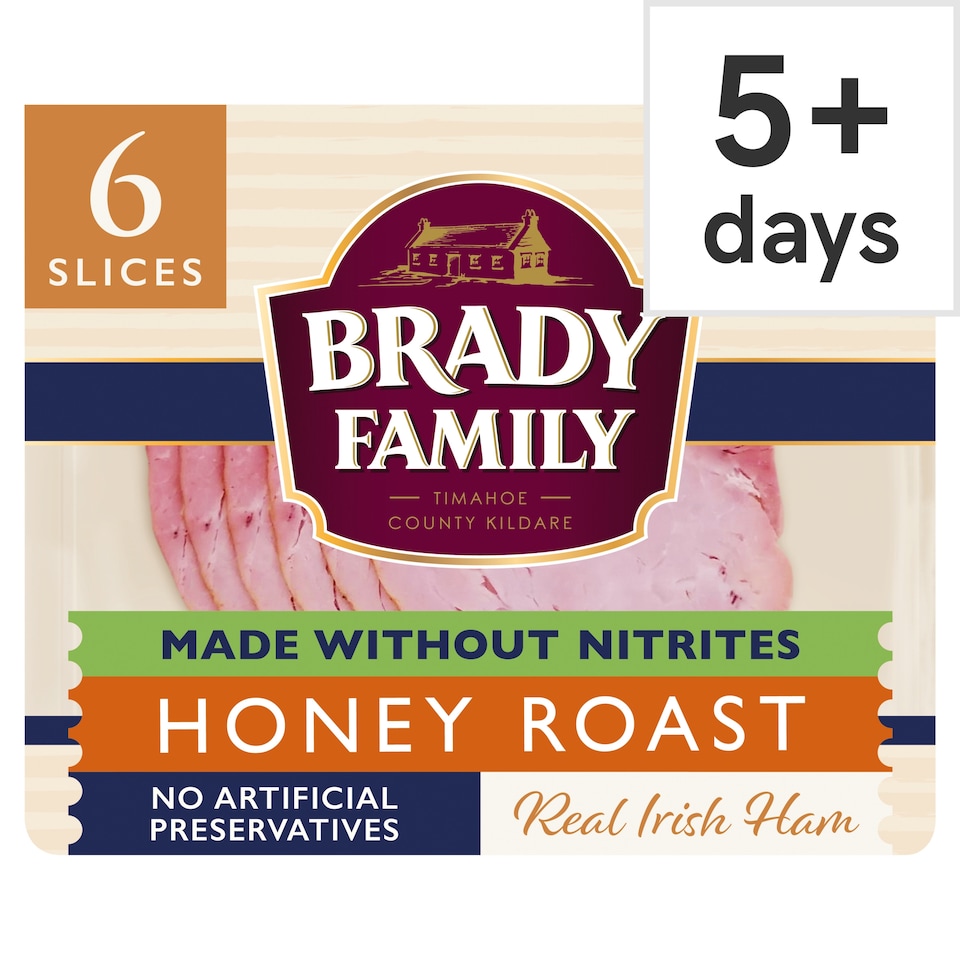Brady Family Made Without Nitrites Honey Roast Ham 80g