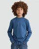 image 1 of F&F Boys Pure Cotton Long Sleeved T-Shirt in Blue