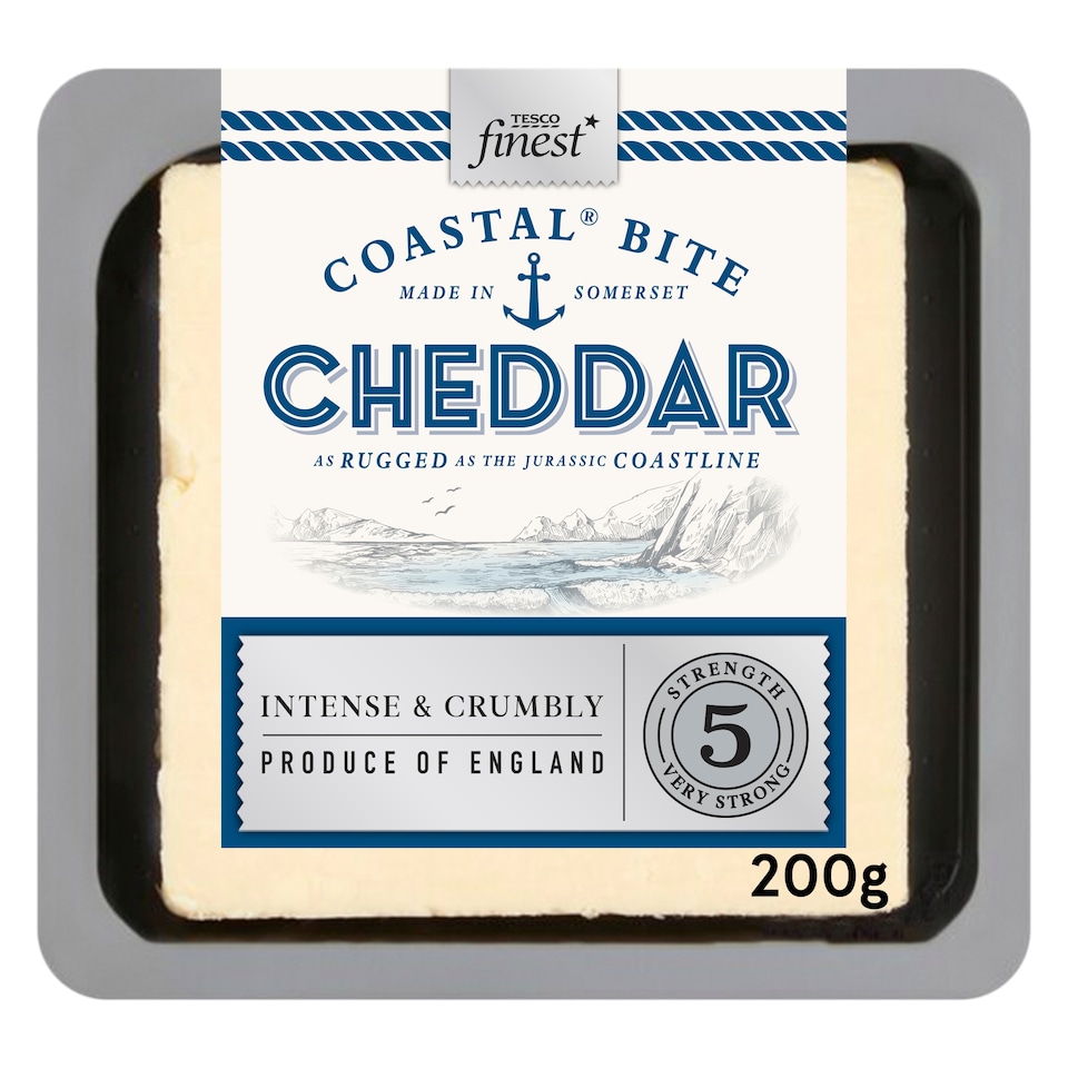 Tesco Finest Vintage Coastal Bite Cheese 200G