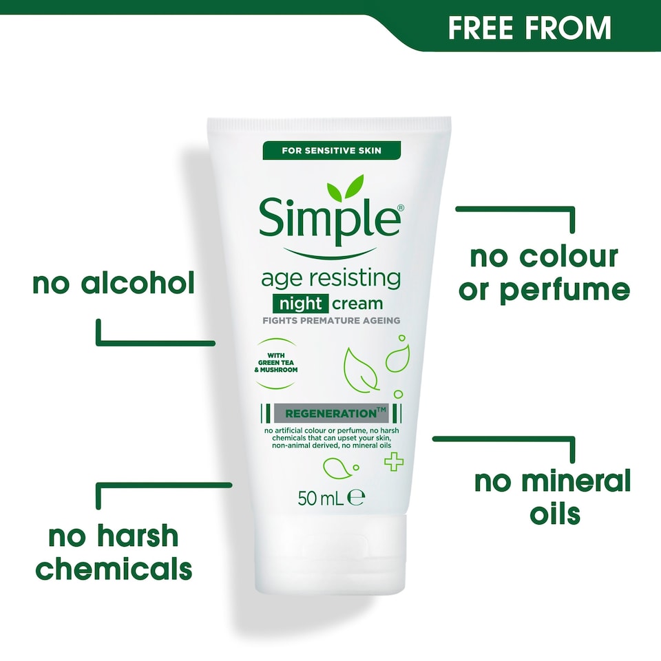 image 1 of Simple Age Resisting Night Cream 50Ml