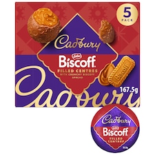 Cadbury Lotus Biscoff Filled Centres 5x33.5g