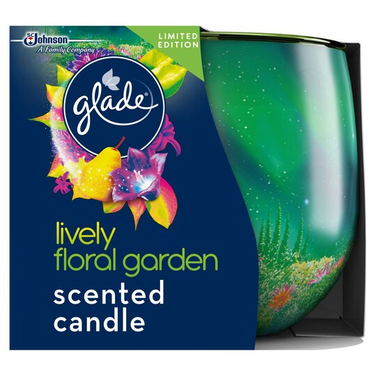 Glade Candle Floral Garden 120G Tesco Groceries