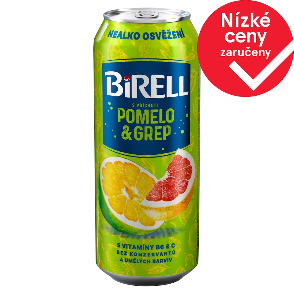 Birell S příchutí pomelo & grep 0,5l