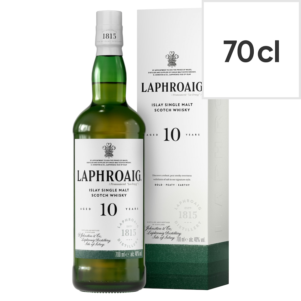 image 1 of LAPHROAIG Islay Single Malt Scotch Whisky 10 Year Old 70cl