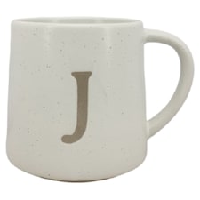 Fox & Ivy Wax Resist Alphabet Mug J