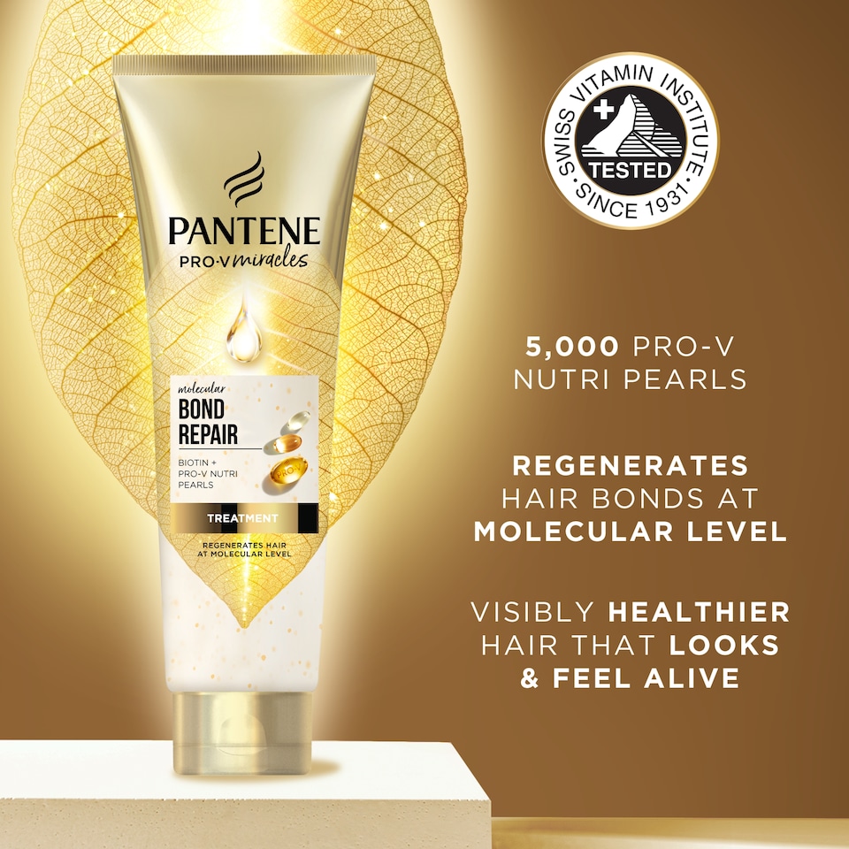 image 1 of Pantene Molecular Bond Repair Deep Conditioning Treatment with Biotin 150ml for Dry Hair