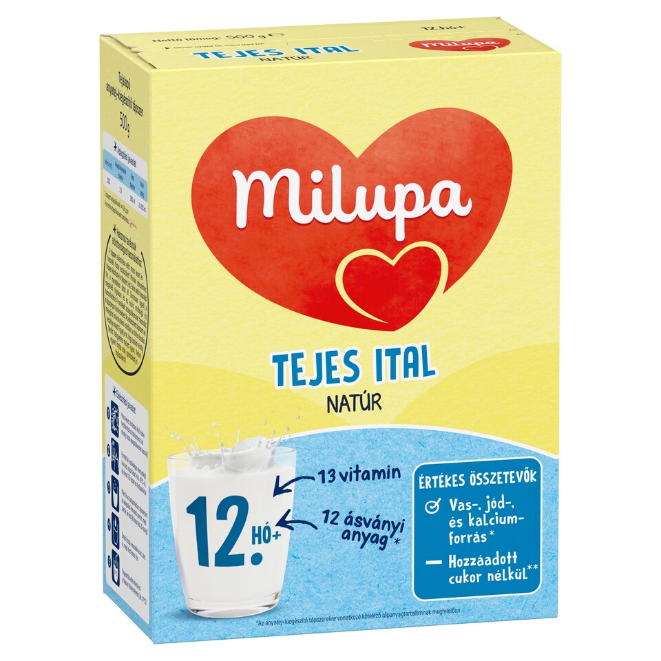 image 1 of Milupa Unflavoured Milk-Based Breast Milk Supplementary Food 12 Months+ 500 g