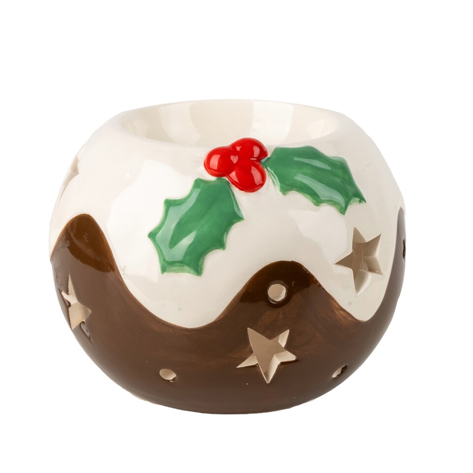 Candlelight Christmas Pudding Wax Melt Burner
