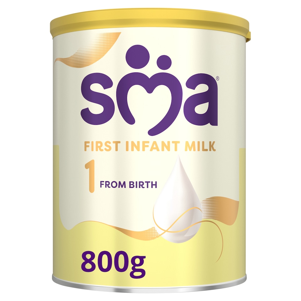 SMA First Infant Baby Milk Powder Formula From Birth 800g