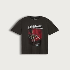 A Nightmare on Elm Street Pure Cotton T-Shirt in Black