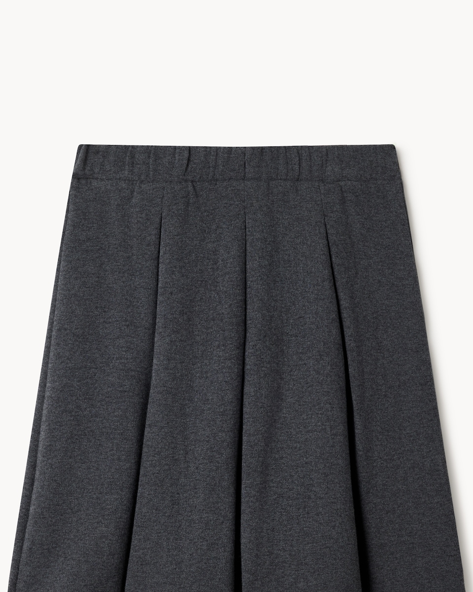 image 1 of F&F School Girls Pleated Bow Skirt in Grey