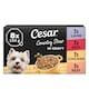 image 1 of Cesar Juicy Hotpot Wet Dog Food Tray Mixed in Gravy 8x150g
