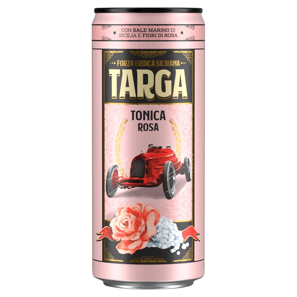 Targa Tonica Rosa sýtený nealkoholický nápoj 330 ml