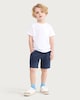image 1 of F&F Boys Cotton Rich Drawstring Shorts in Navy