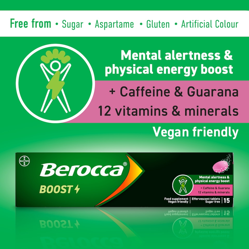 image 1 of Berocca Boost Effervescent Vit Energy Tblts 15S