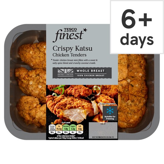 Tesco Finest Crispy Katsu Chicken Tenders 305g Tesco Groceries