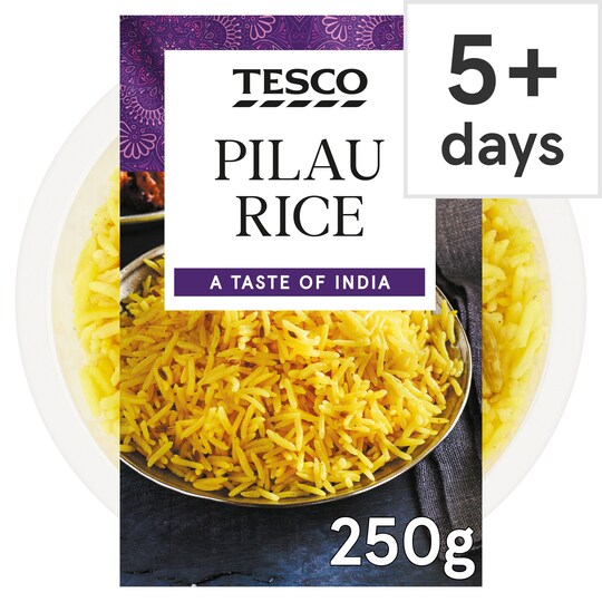 Tesco Pilau Rice 250G Tesco Groceries