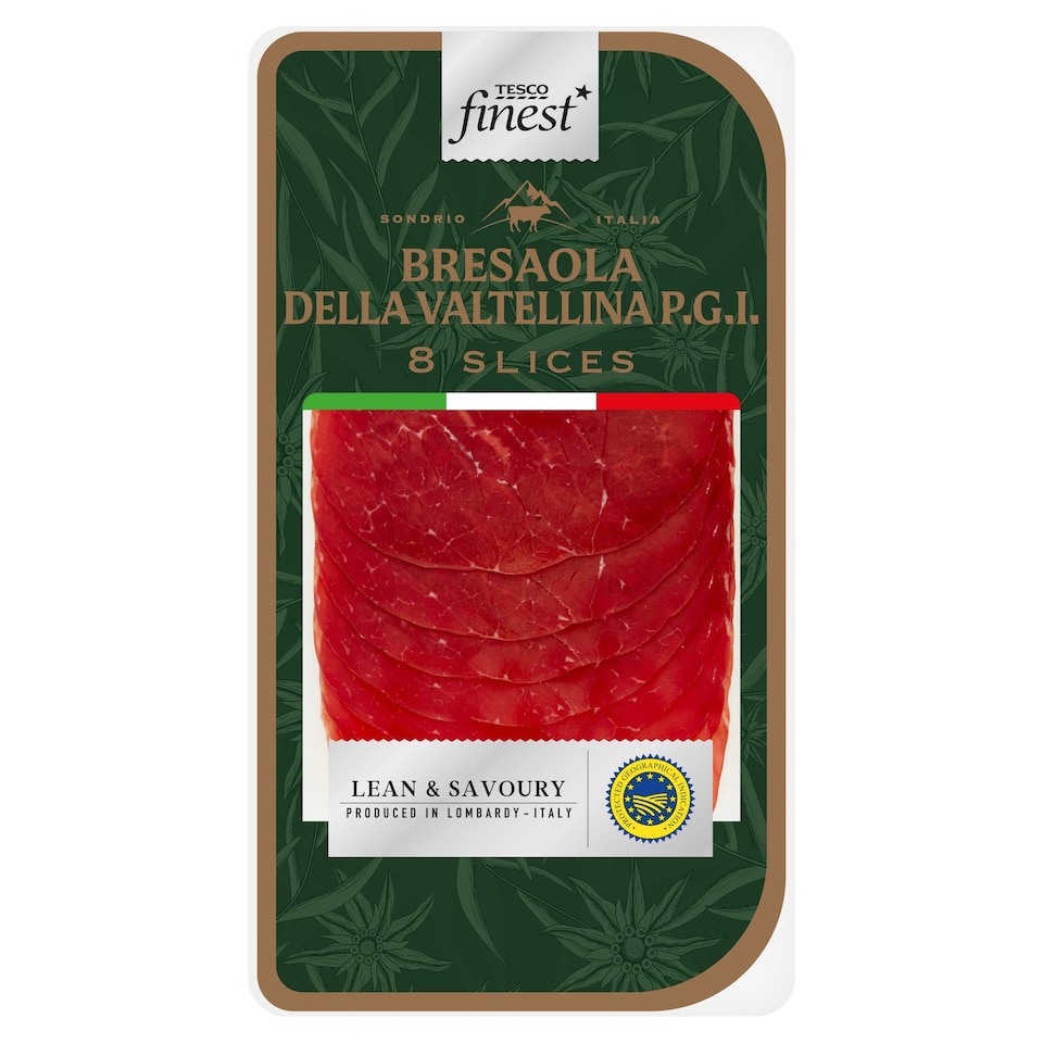 image 1 of Tesco Finest Bresaola 8 Slices 70G