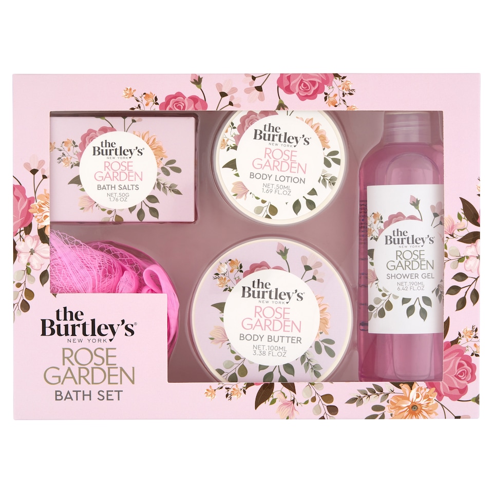 The Burtley's Rose Garden Bath Set