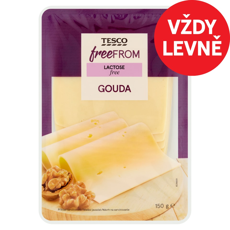 Tesco Free from Gouda 150g