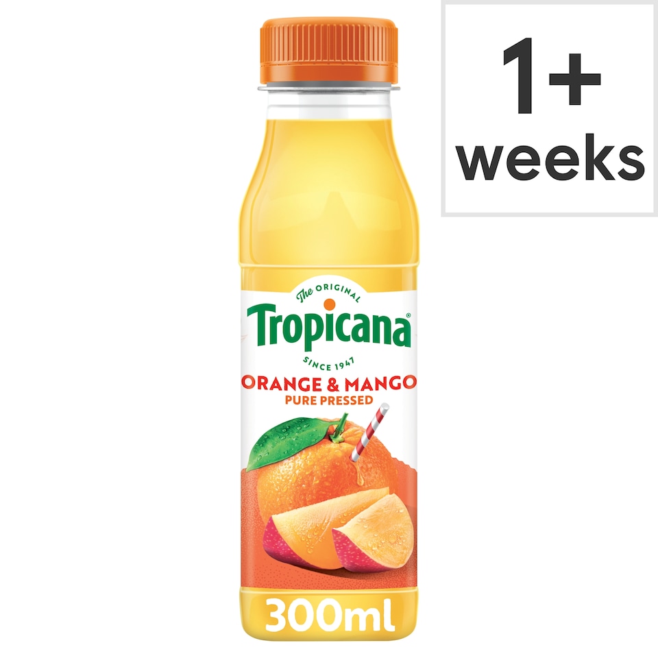 image 1 of Tropicana Orange & Mango Juice 300Ml
