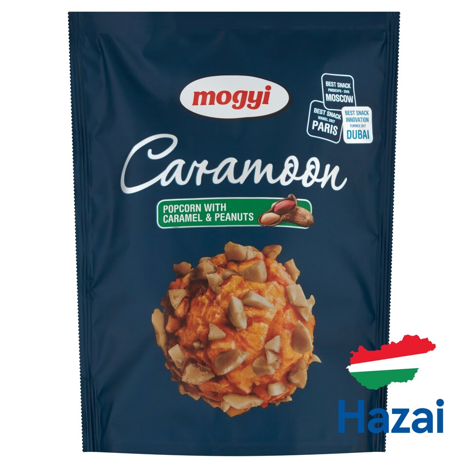 Mogyi Caramoon Popped Corn Coated with Sweet Peanut Icing 70 g