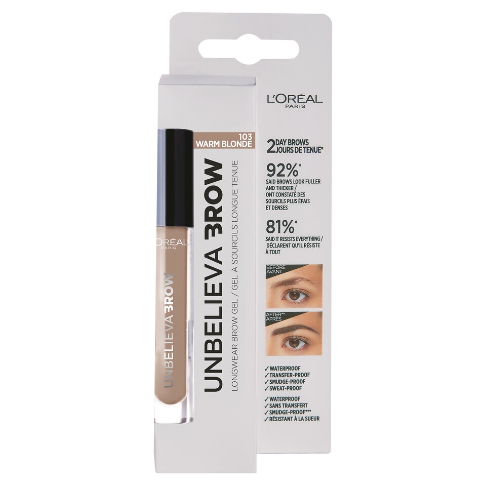 image 1 of L'oreal Paris Unbelieva Brow 103 Warm Blonde 3.4Ml