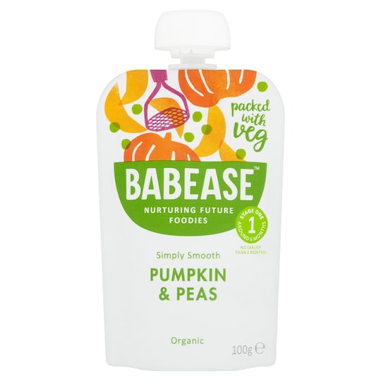 Babease Pumpkin & Pea 100g