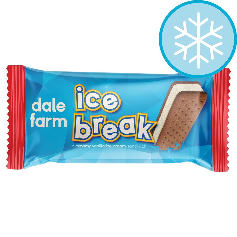  Dale Farm Ice Break Ice Cream Biscuit Sandwich Ice Break 110ml