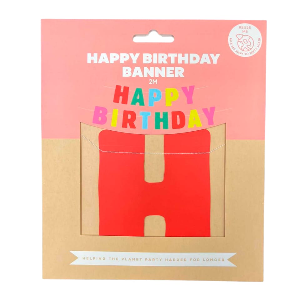 Mad Party Happy Birthday Banner 2M
