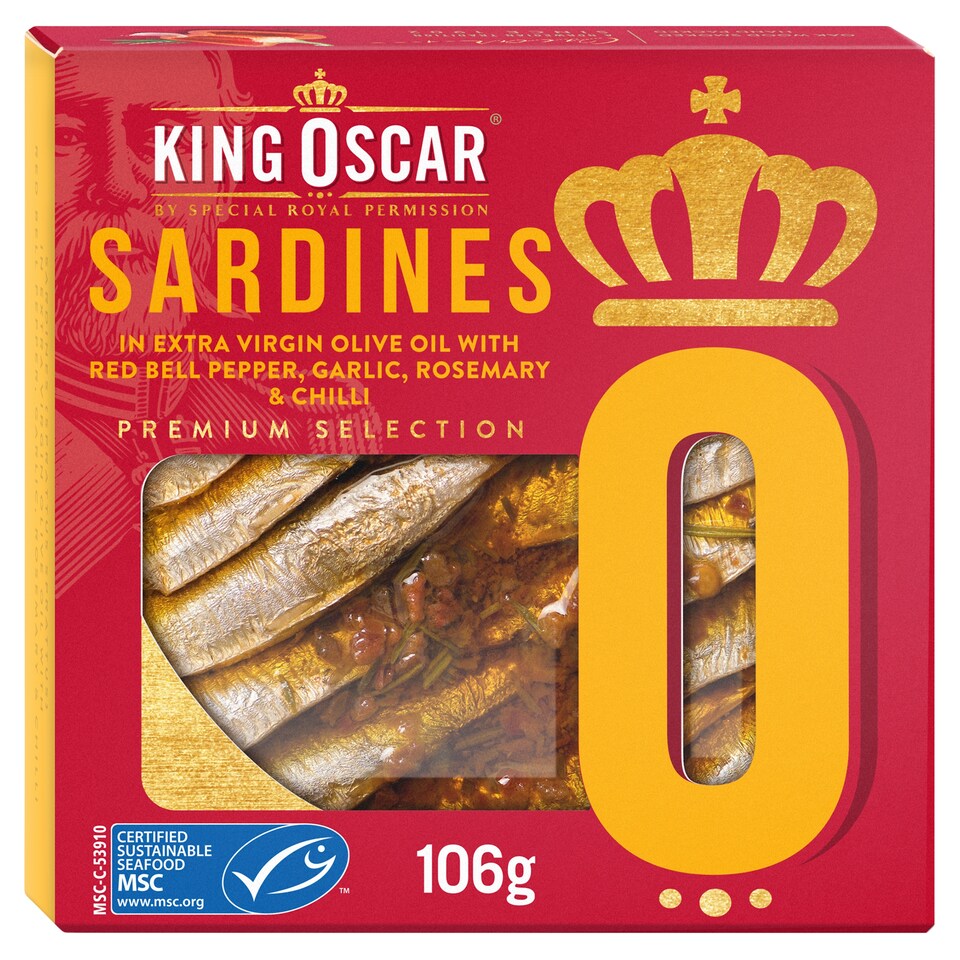 King Oscar Sardines Olive Oil Chilli 106G
