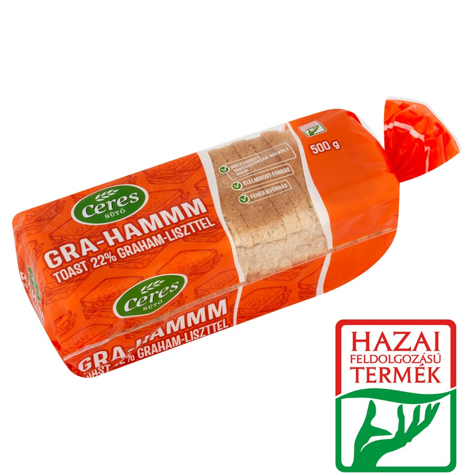 Ceres Gra-Hammm Toast with 22% Graham Flour 500 g