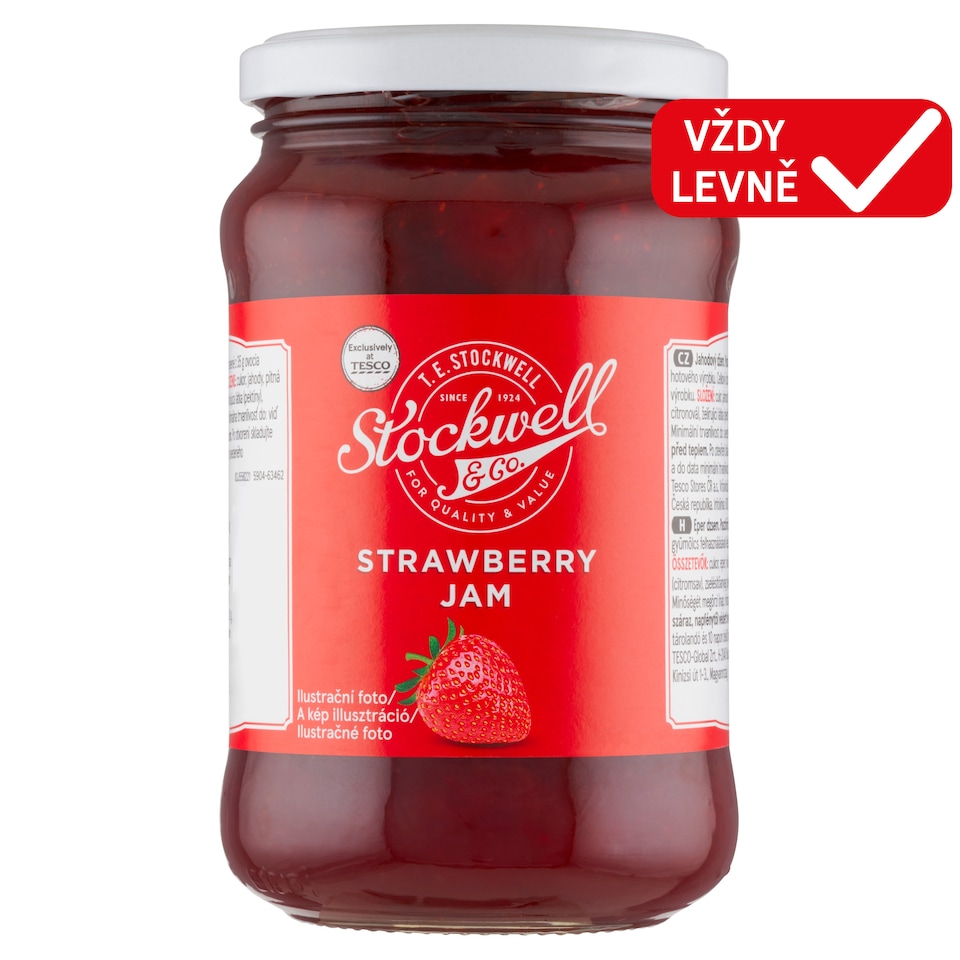 Stockwell & Co. Jahodový džem 450g
