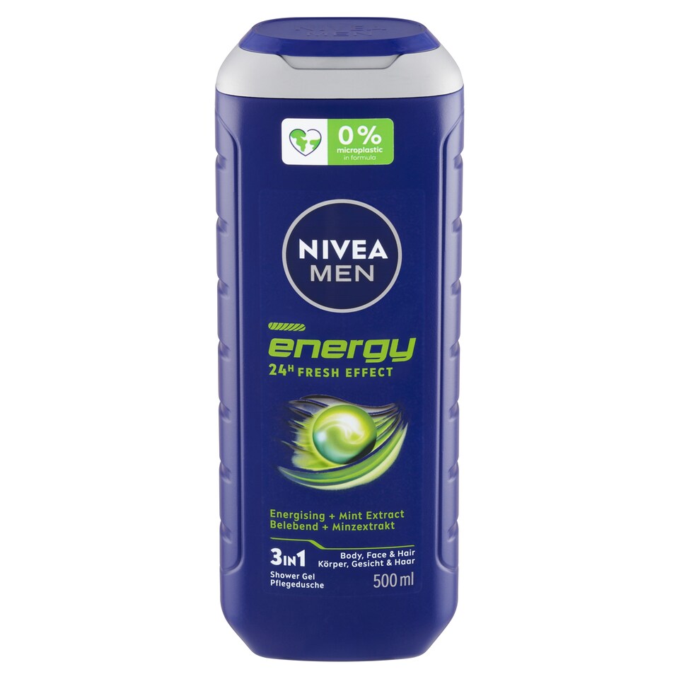 image 1 of Nivea Men Energy 3 v 1 Shower Gel 500 ml