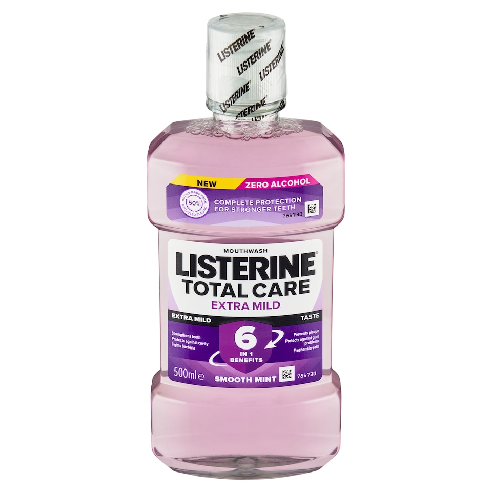 obrázok 1 z Listerine Total Care Extra Mild Smooth Mint ústna voda 500 ml