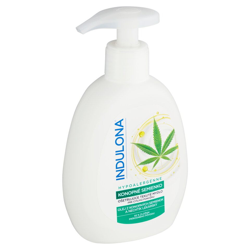 obrázok 1 z Indulona Konopné semienko hypoalergénne ošetrujúce tekuté mydlo 250 ml