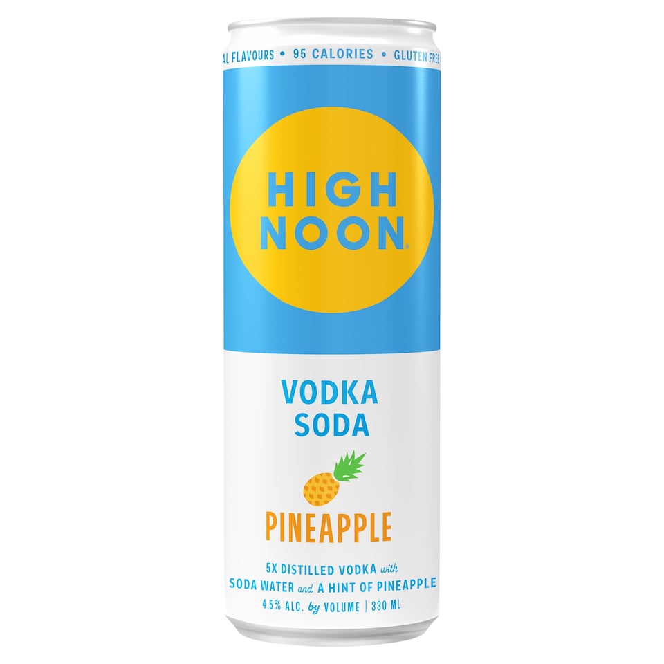 image 1 of High Noon Pineapple Vodka Soda 330ml
