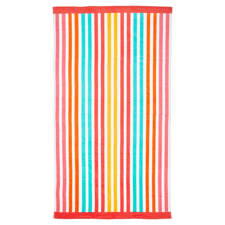 Tesco Sundrenched Oversized Stripe Beach Towel
