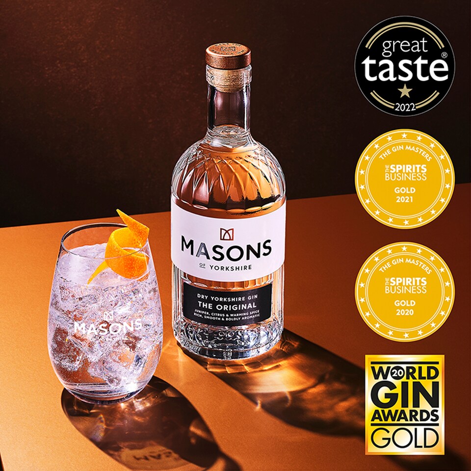 image 1 of Masons Dry Yorkshire Gin The Original 70Cl