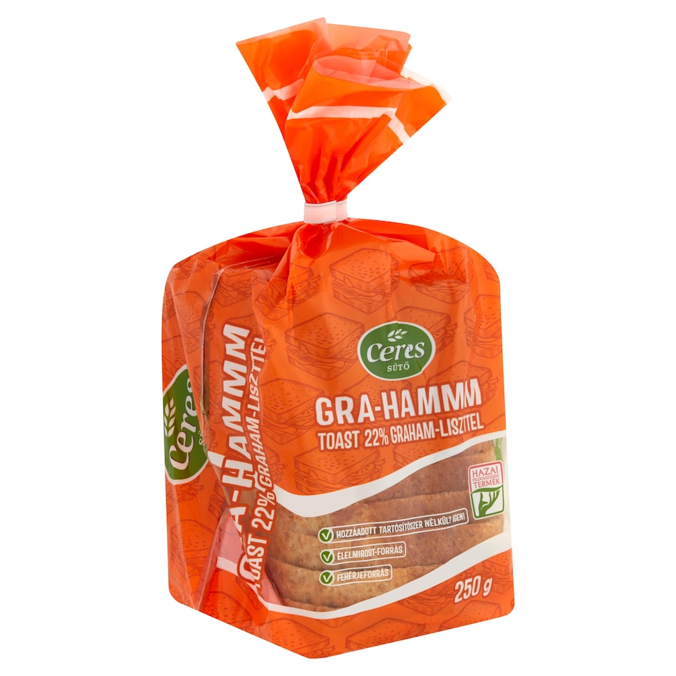 Ceres Gra-Hammm Toast with 22% Graham Flour 250 g