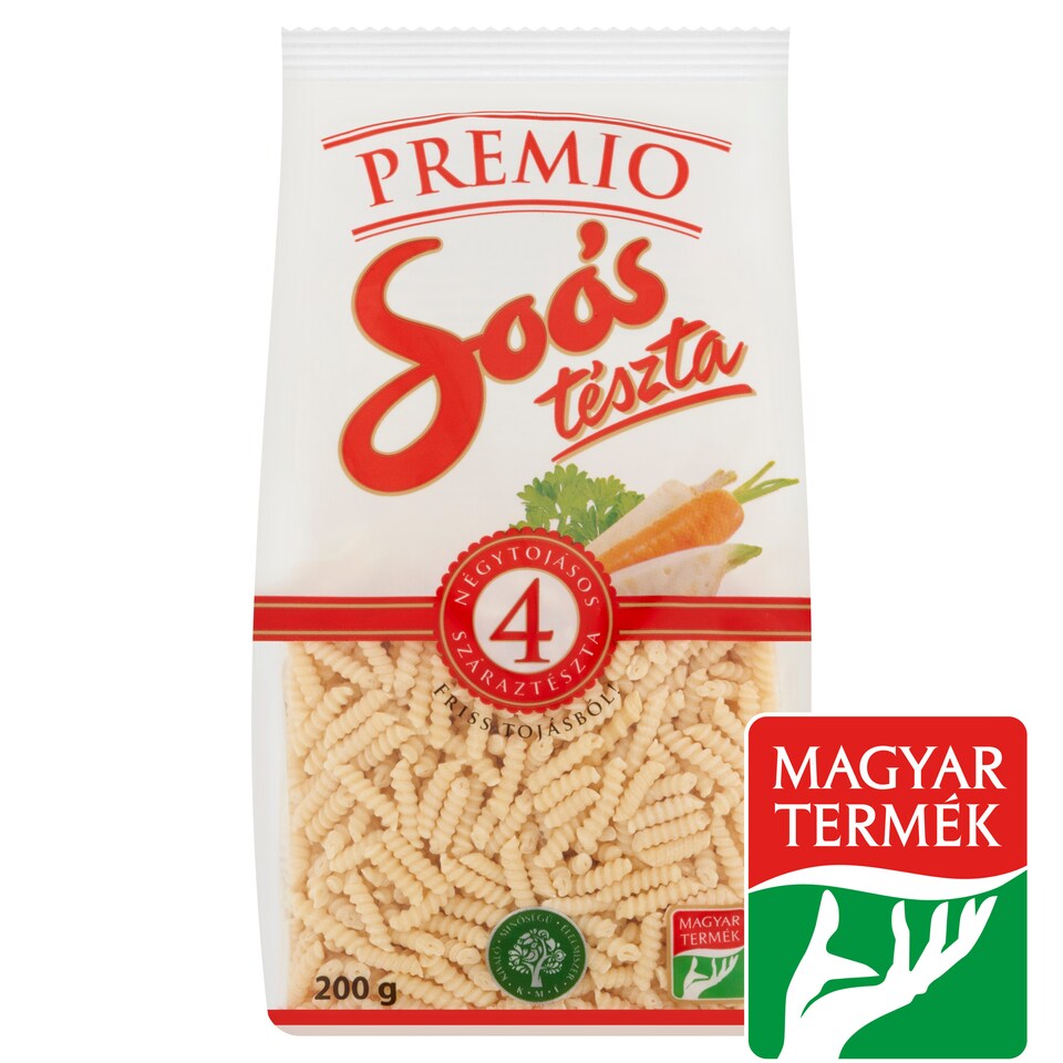 Soós Premio Rotini Dried Pasta with 4 Eggs 200 g