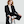 Black, The F&F Edit Double Breasted Tuxedo Blazer in Black
