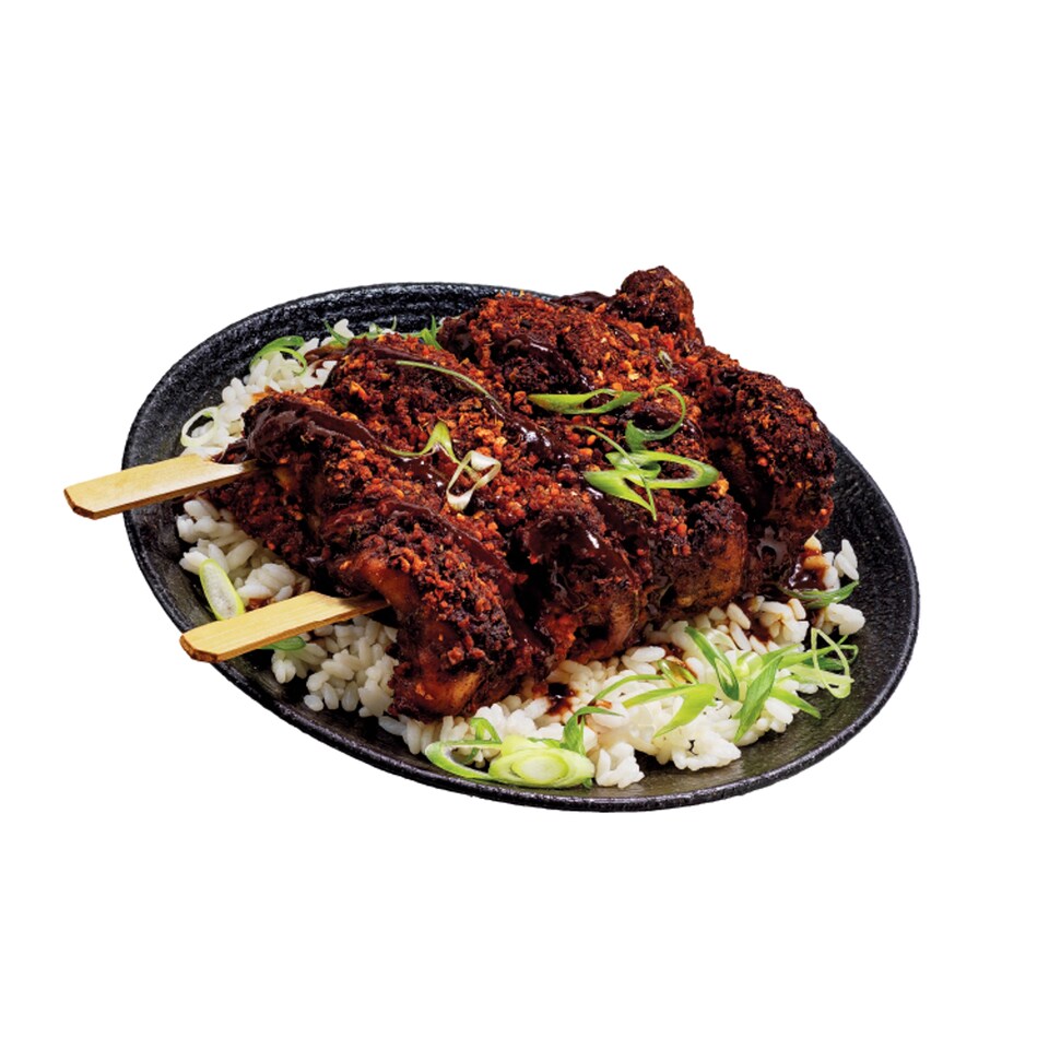image 1 of Tesco Taste Discoveries Flavours of Japan Teriyaki Miso Chicken King Kebab 600g