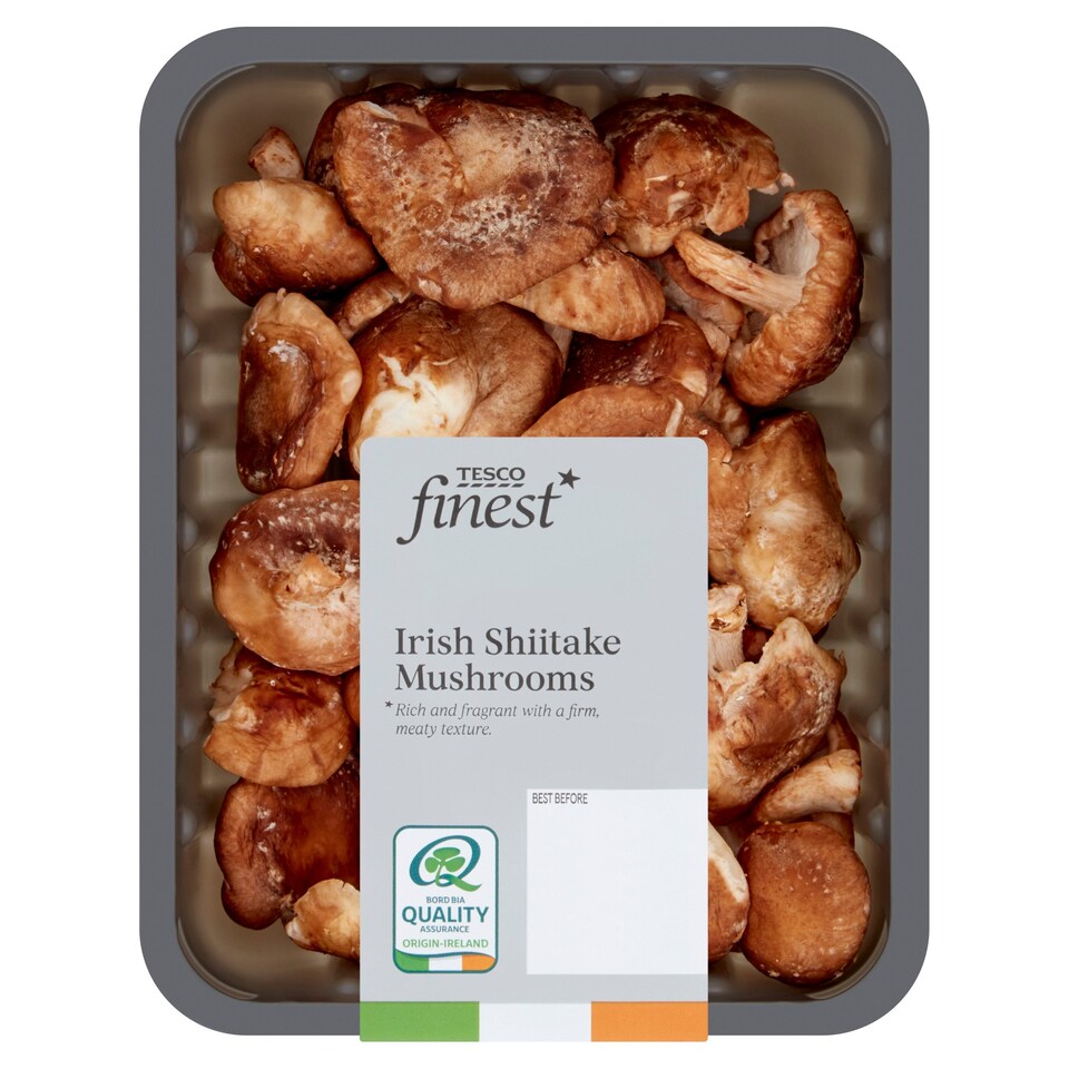 Tesco Finest Irish Shiitake Mushrooms 100G Tesco Groceries
