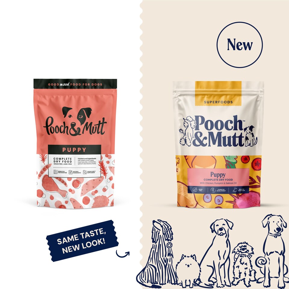 image 1 of Pooch & Mutt Puppy Complete Dry Food Chicken & Superfoods 1.5kg