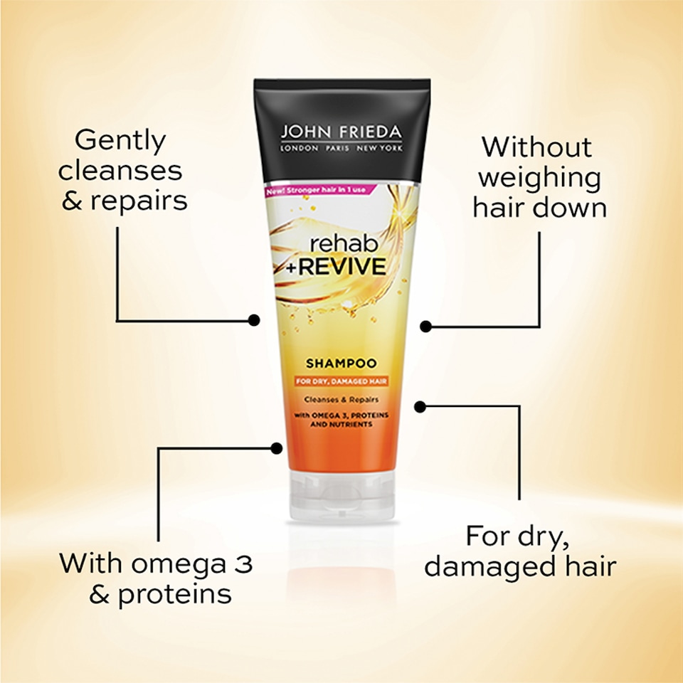 image 1 of John Frieda Rehab & Revive Shampoo 250Ml