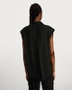 image 4 of F&F Collared Sleeveless Shirt in Black